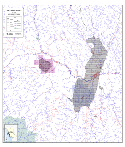 Download map of the Similkameen Coalfield (1:50,000)
