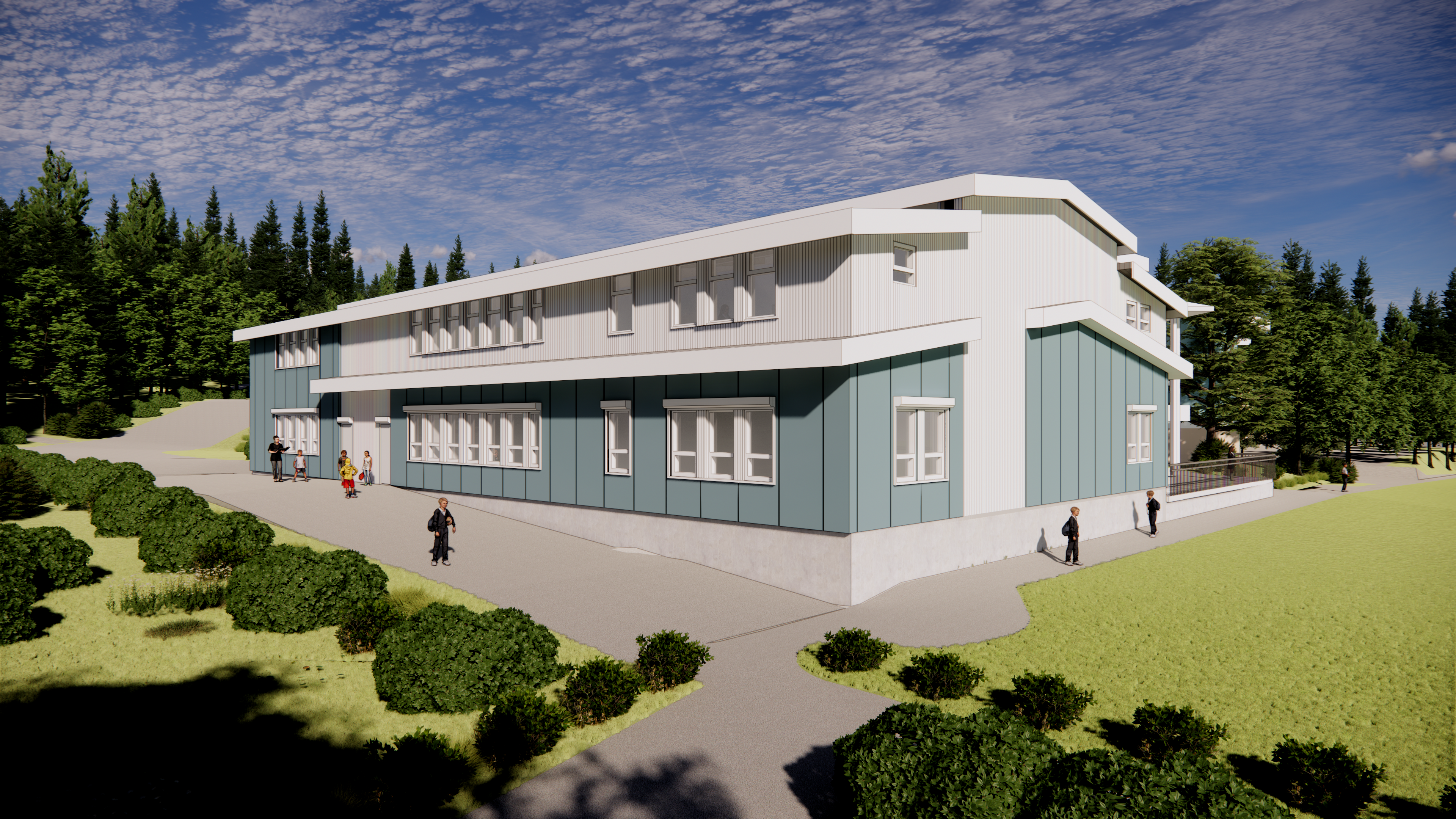 Image rendering of Scoot Creek Middle School addition