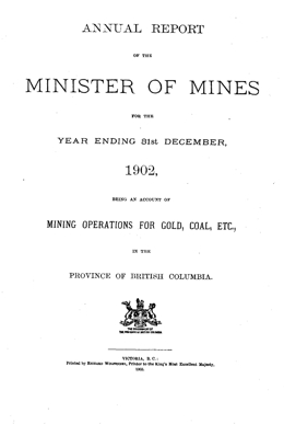 Annual Report 1902