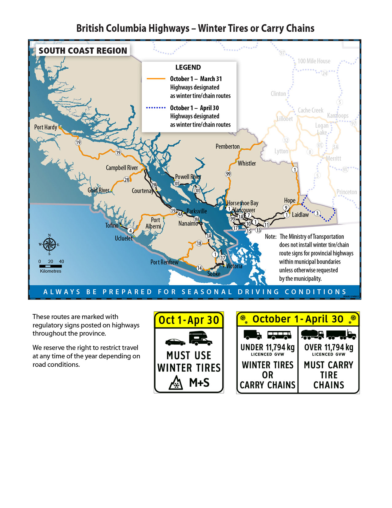 Tire chains deals vancouver