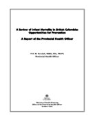 A Review of Infant Mortality in British Columbia: Opportunities for Prevention (2003)
