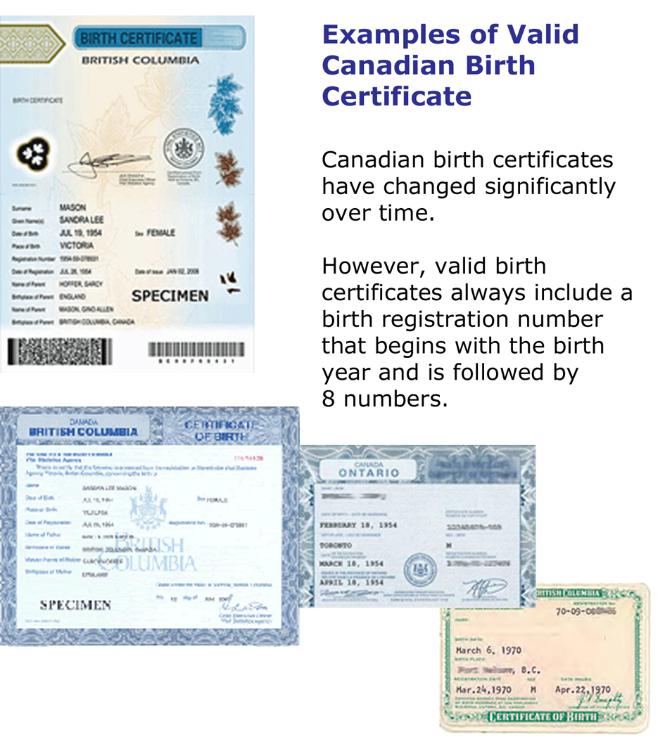 Canadian Birth Certificate Ontario Ontario Canada Birth Certificate 