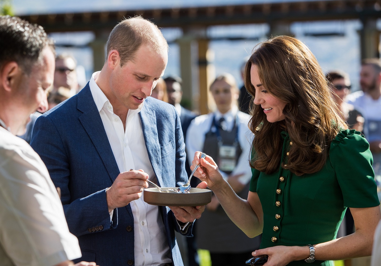 The Duke and Duchess sampled the best of B.C. cuisine at the Taste of BC reception in West Kelowna.