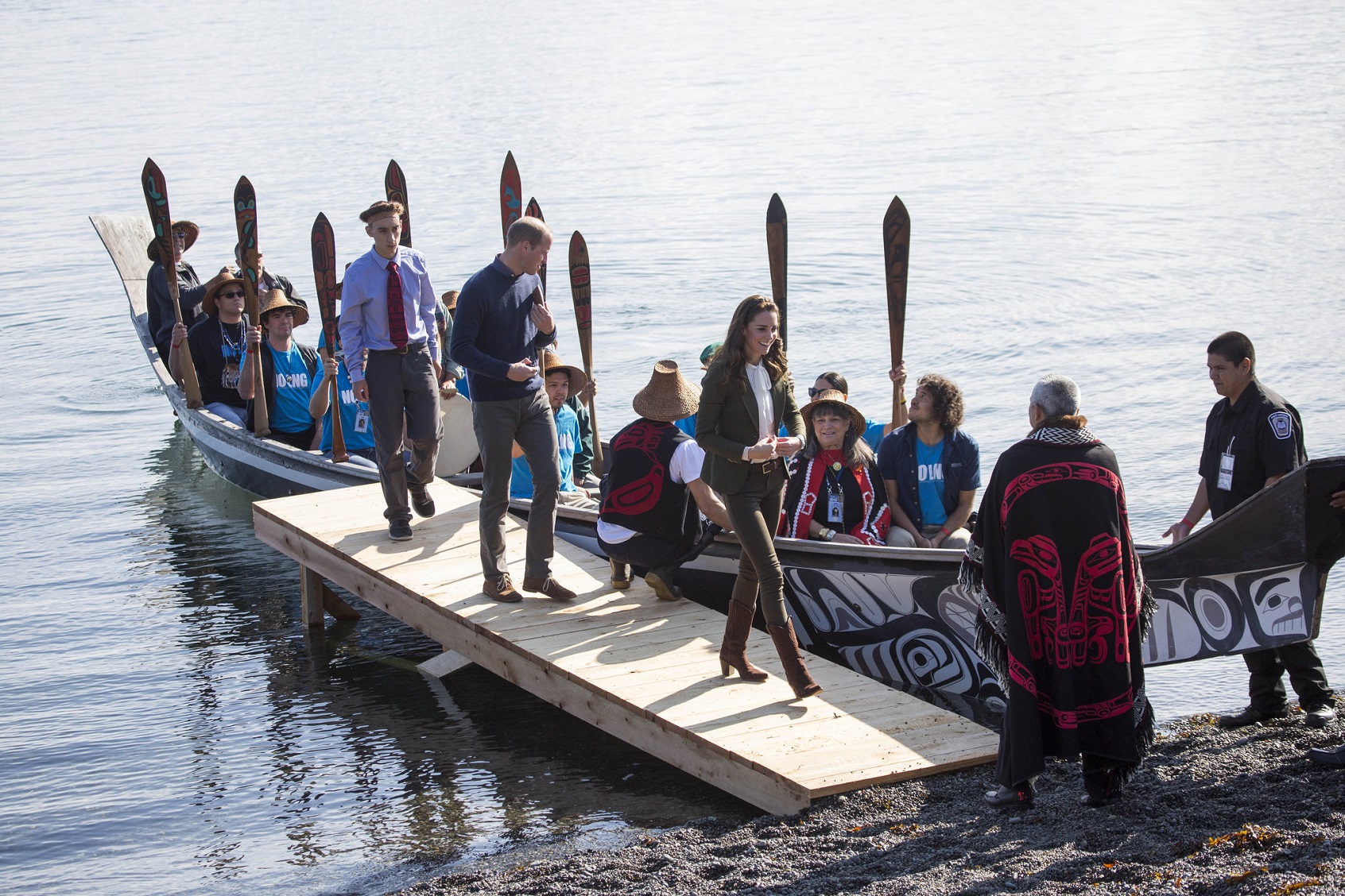 Arrival of the Haida War Canoe at Haida Gwaii
