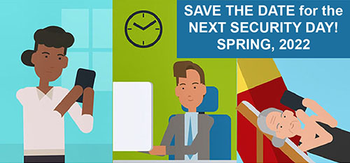Save the date for Security Day in spring, 2022