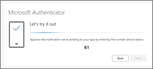Microsoft Authenticator - Enter number Microsoft Authenticator - Enter number