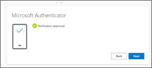 Microsoft Authenticator - Notification approved Microsoft Authenticator - Notification approved