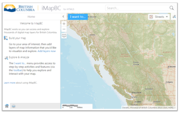 Crown Land Bc Map iMapBC   Province of British Columbia