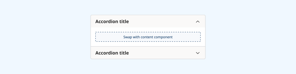 An illustration of the accordion group component