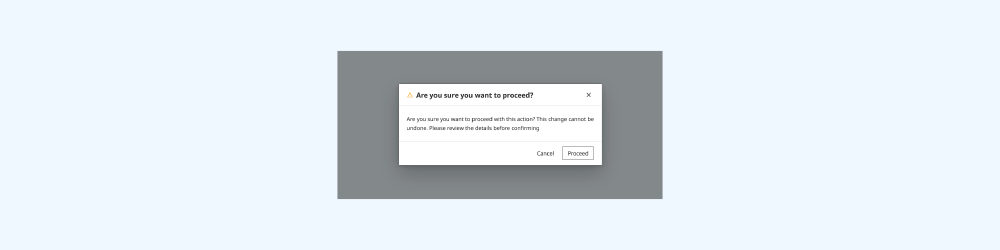 An illustration of the modal dialog component