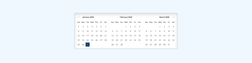 An illustration of the calendar component
