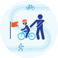 Learn more about active transportation education and encouragement