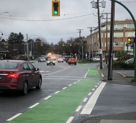 Image of Cadboro Bay Road bike lanes project