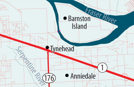 Go to Google Map of Barnston Island ferry