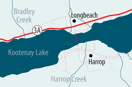 Go to Google Map of Harrop cable ferry