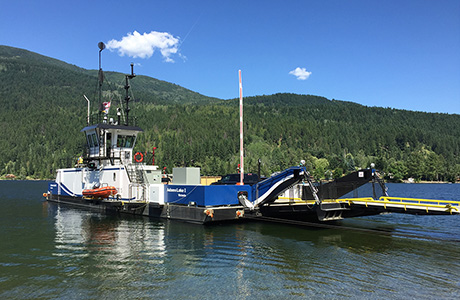 Adams Lake Ferry