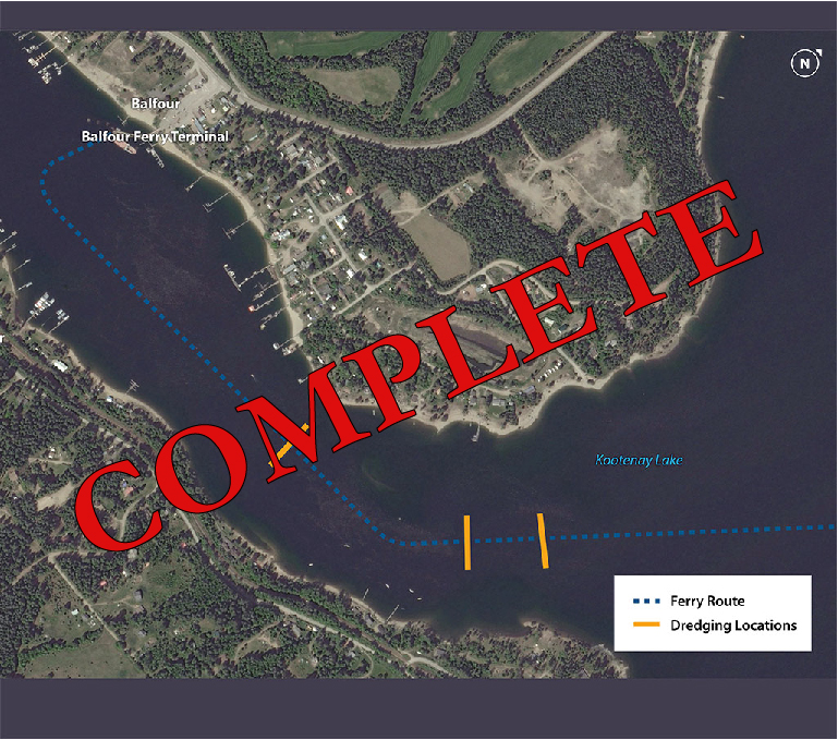 Kootenay Lake Ferry Improvements - Dredging