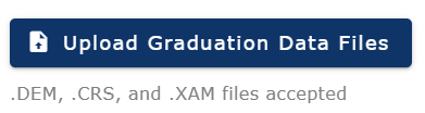 Button with a file‑upload icon and the text ‘Upload graduation data files'