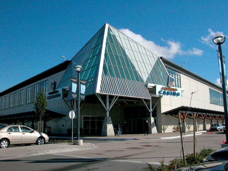 Exterior of the Cascade Casino building