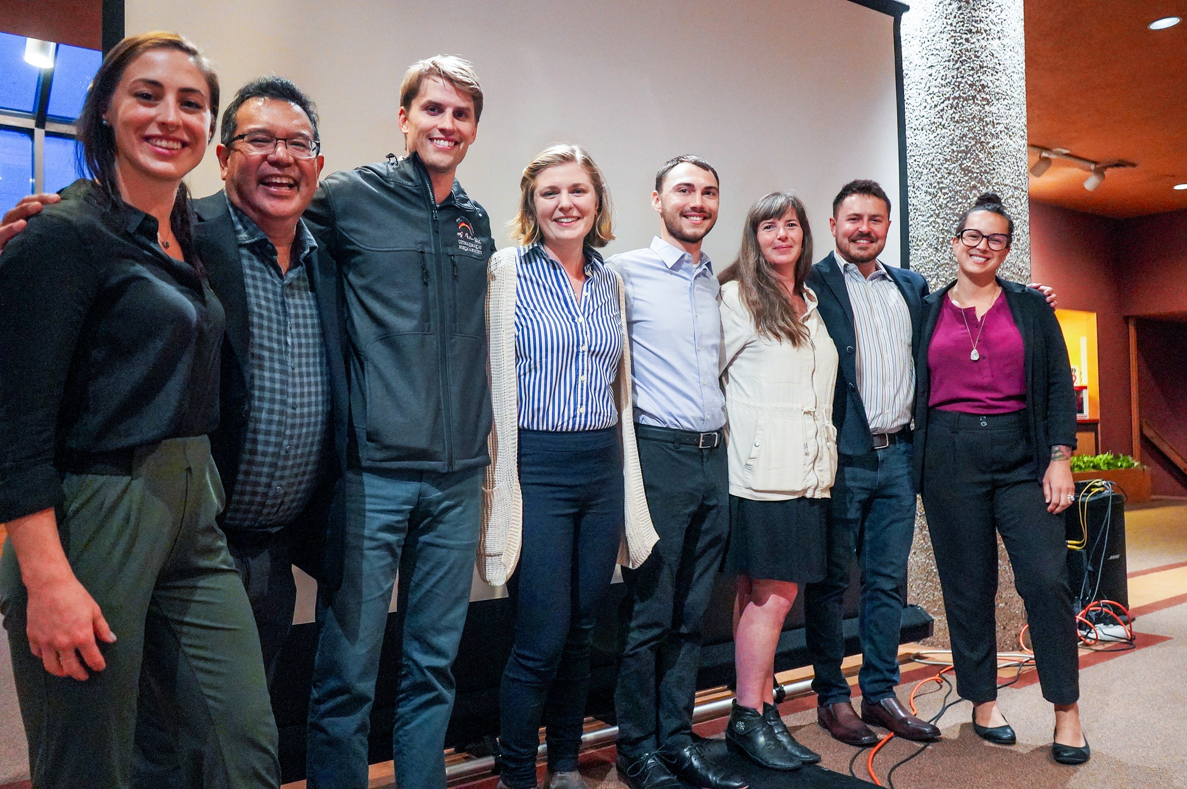 Project Coordinators, Supervisors and NCIL team following community presentation August 2019