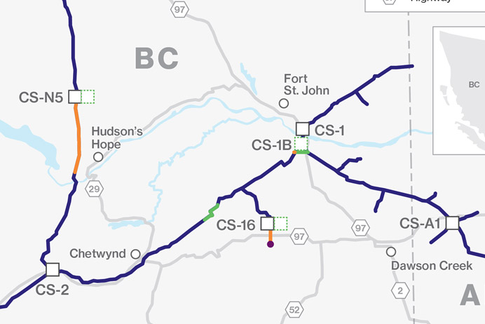 Aspen Point project map (Source: Enbridge)