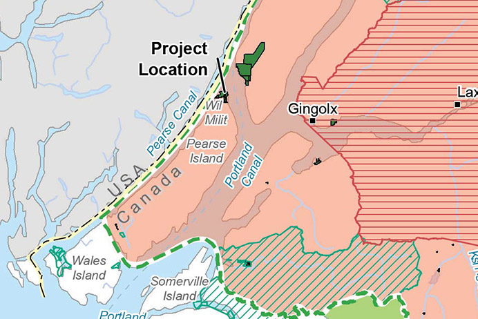 Ksi Lisims project map (Source: Ksi Lisims LNG)