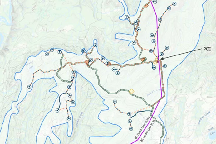 Stewart Creek project map (Source: Innergex)