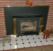 An airtight fireplace 