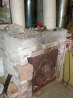 A homemade stove