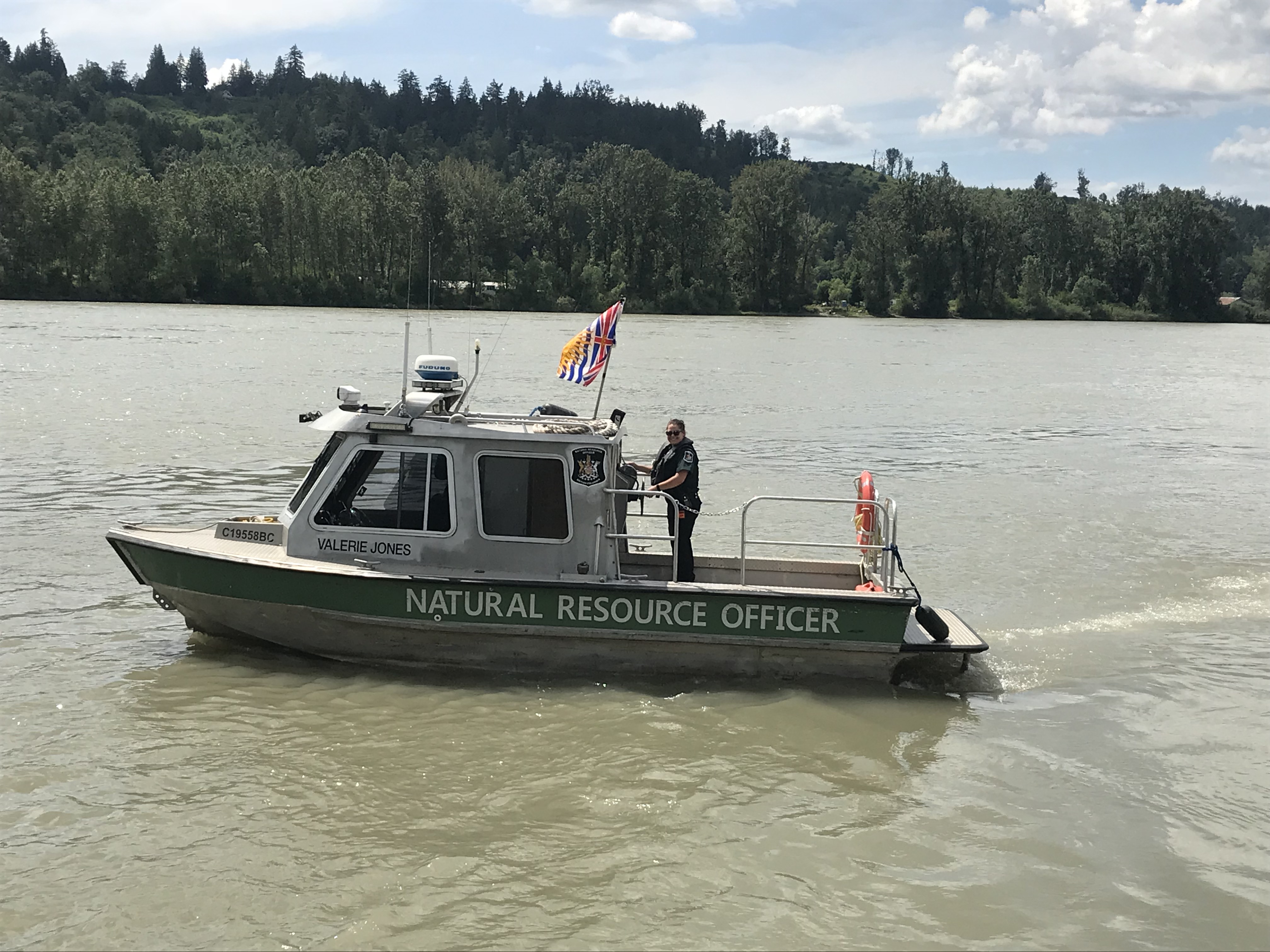 A NRO conducts an inspection that requires boat only access