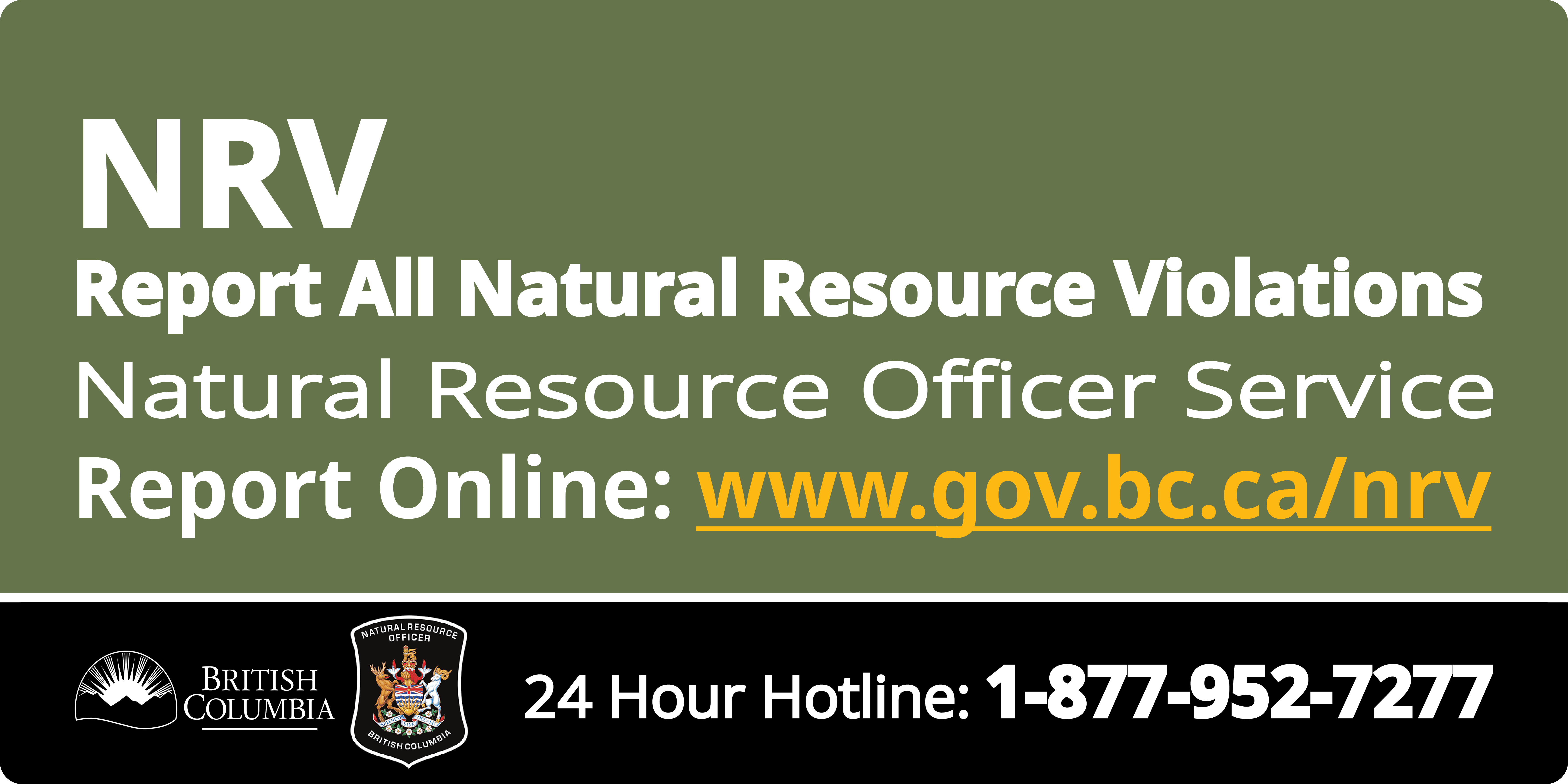 Report a Natural Resource Violation form