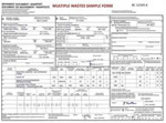 Multiple Waste Sample Form