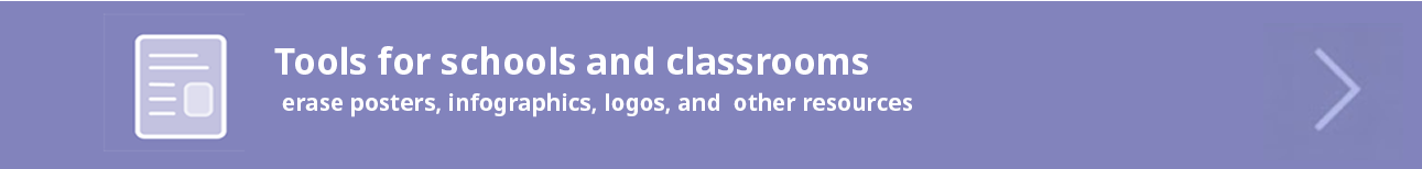 Tools for schools and classrooms button