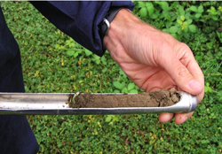 Soil testing probe