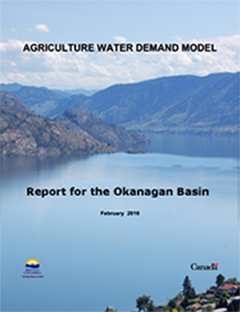 Agriculture Water Demand Model Okanagan Report brochure cover