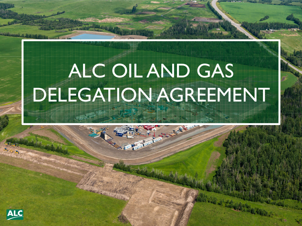 ALC Oil and Gas Delegation Agreement Webinar