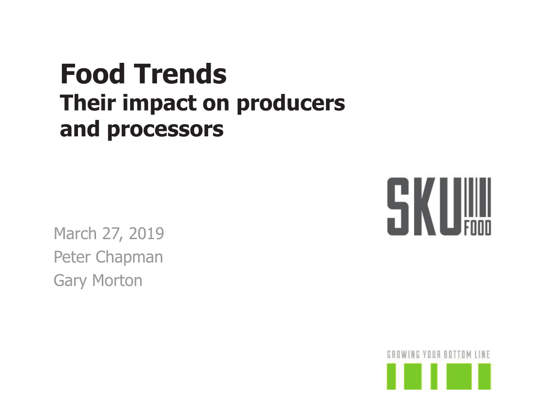 Retail Trends and Their Impact on Producers & Processors
