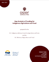 Gap Analysis of Funding for Indigenous Agriculture and Food (2022) cover