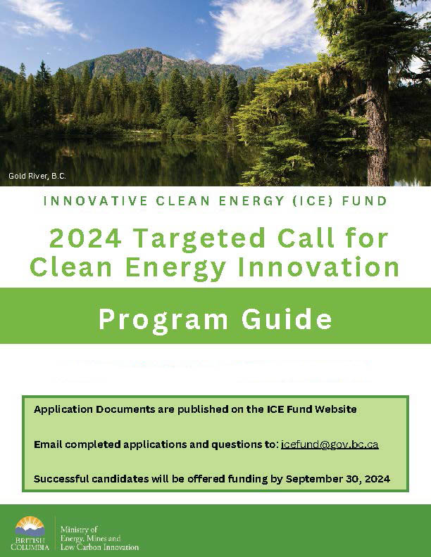 2024 Targeted Call for Clean Energy Innovation Program Guide