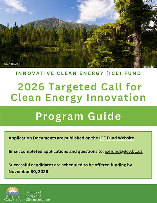 2026 Targeted Call for Clean Energy Innovation Program Guide