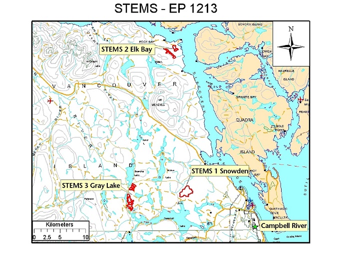 map of STEMS area