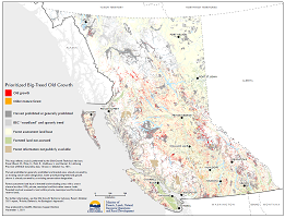 Click the image of the prioritized big-treed old growth map for a larger PDF version