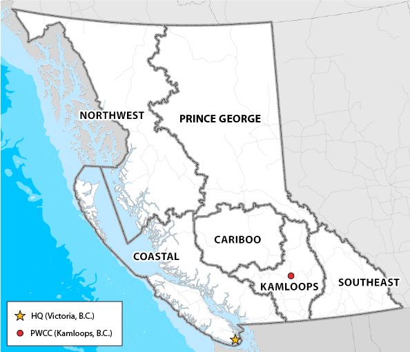 Fire Centres Province Of British Columbia