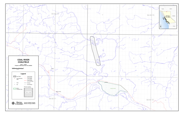 Download map of the Coal River Coalfield (1:50,000)