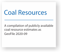 GeoFile 2020-09: Table of British Columbia coal resources, 2020