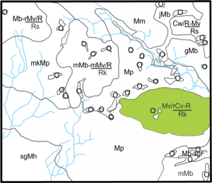 Example of terrain map