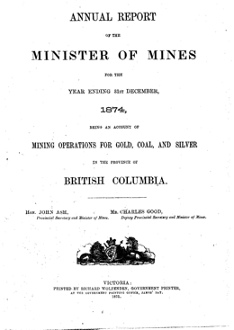 Annual Report 1874