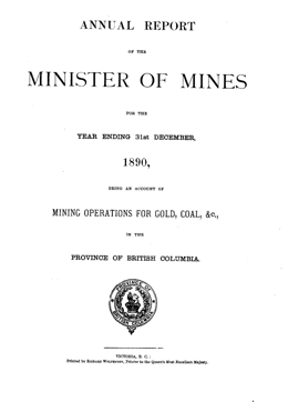 Annual Report 1890