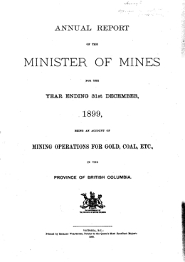 Annual Report 1899