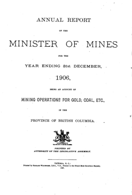 Annual Report 1906